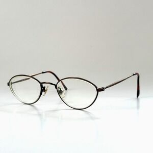SAKI Japan Mod 586 Eyeglasses Frame Only 49-21-145 Full Rim Bronze Round